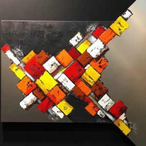Toile TRIANGLES – 70x100cm