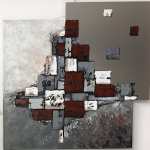 Toile CHOCO – 80x80cm